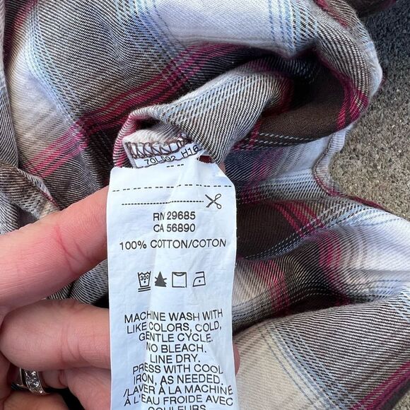 Pendleton Women's Plaid Cotton Button Down Size XS - Picture 5 of 6